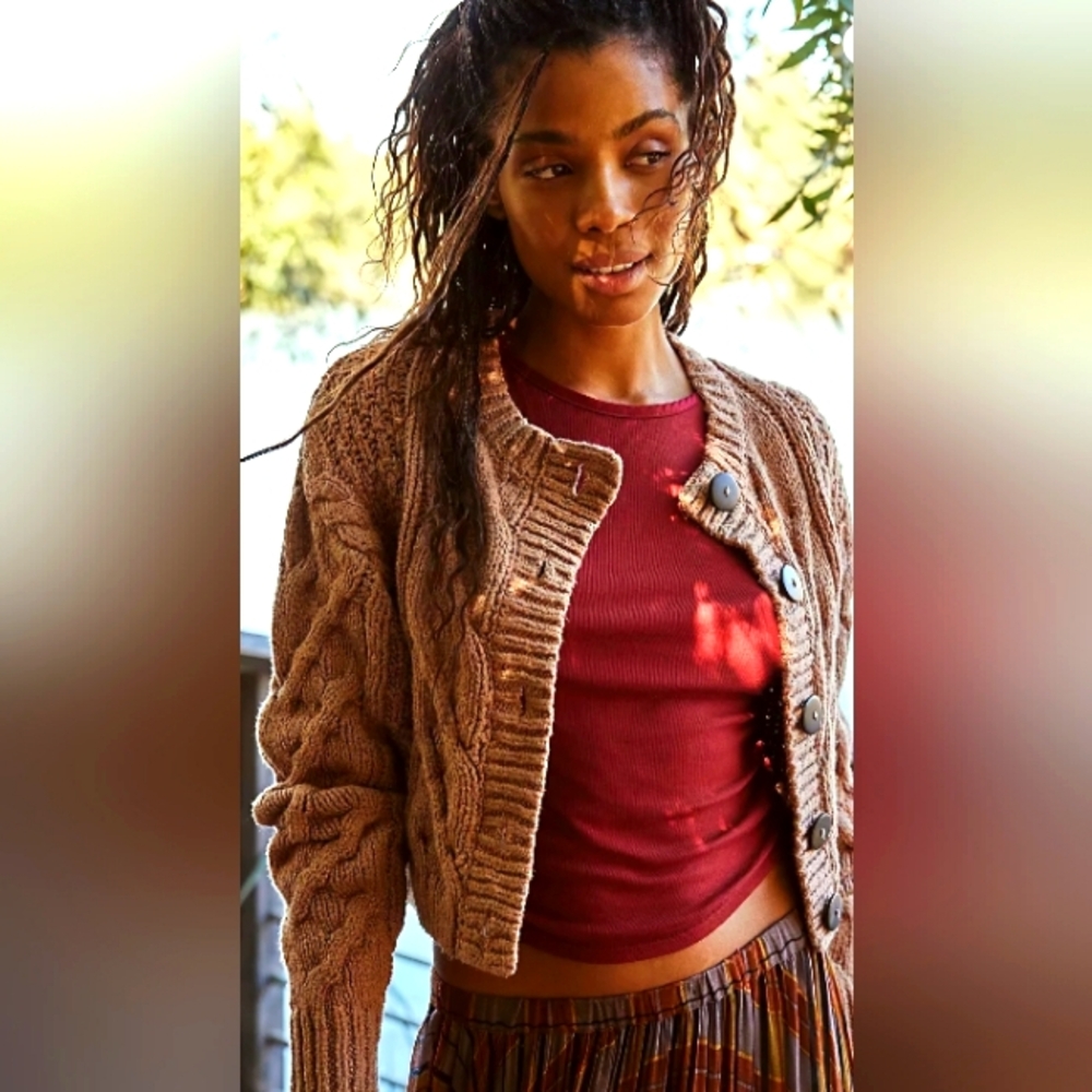 Free People Bonfire Cardi
